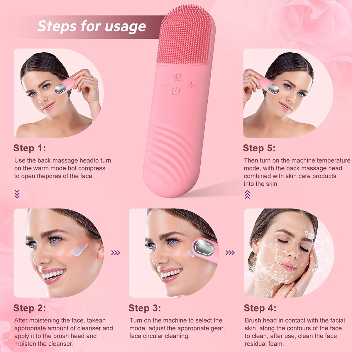 Cleansing Brush with LED