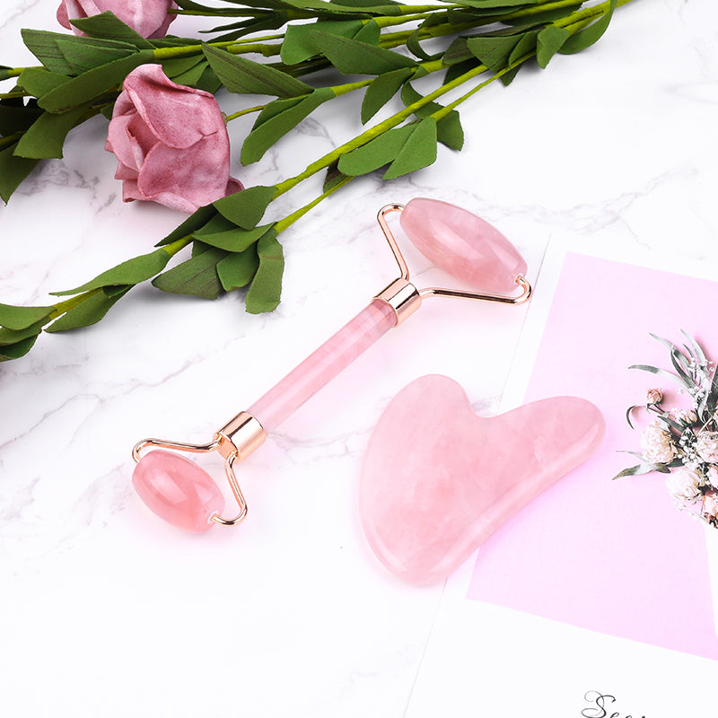 Rose Quartz Crystal Set